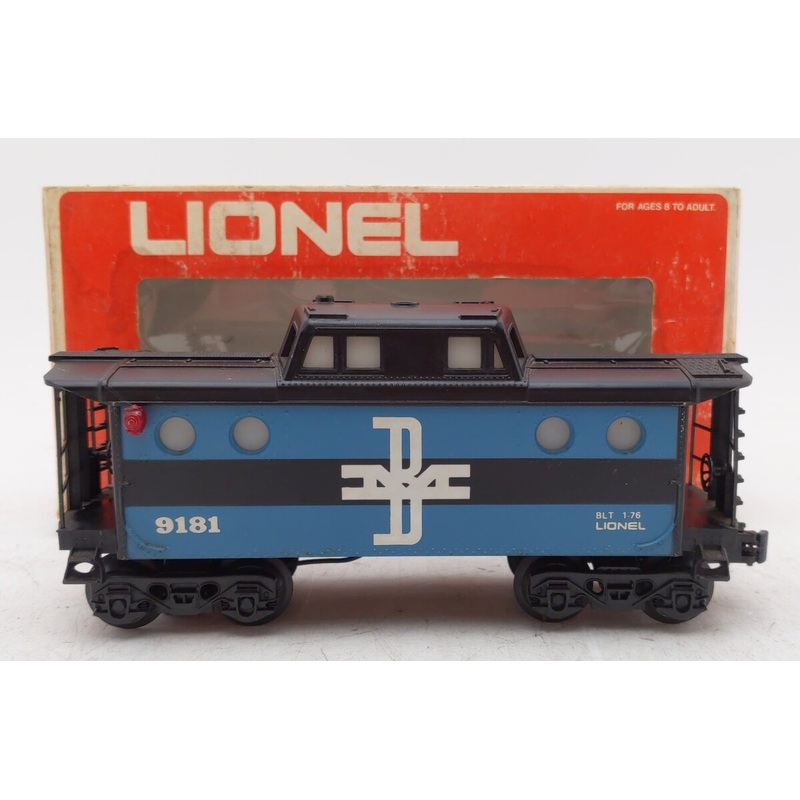 Lionel 6-9181 O Gauge Boston and Maine N5C Porthole Caboose/Box