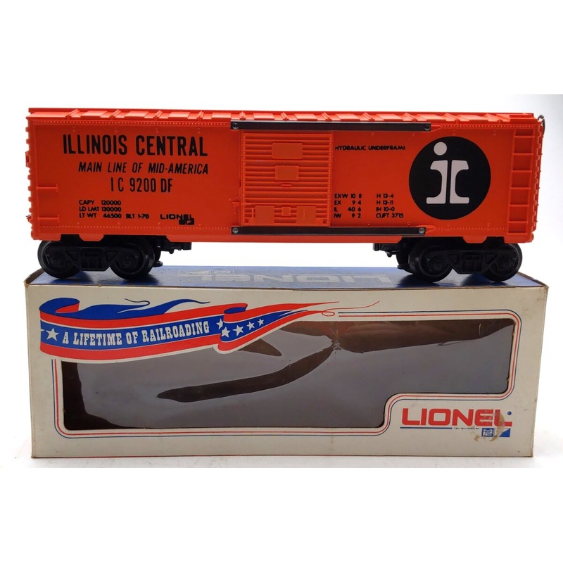 Lionel 6-9200 O Gauge Illinois Central Boxcar #9200 LN/Box