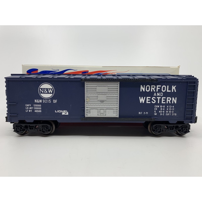 Lionel 6-9215 O Gauge Norfolk & Western Boxcar #9215 LN/Box