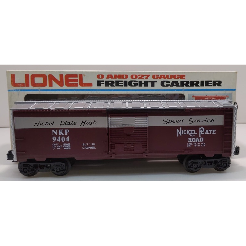 Lionel 6-9404 O Gauge Nickel Plate Road Boxcar EX/Box