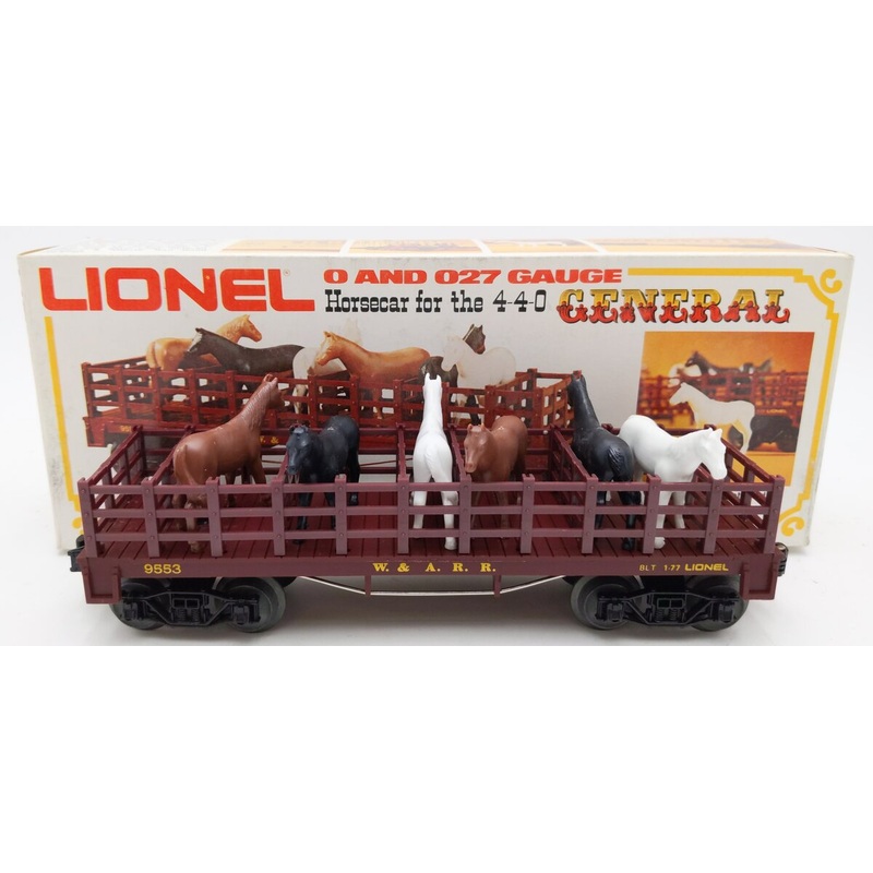 Lionel 6-9553 O Gauge Western & Atlantic Horse Car EX/Box