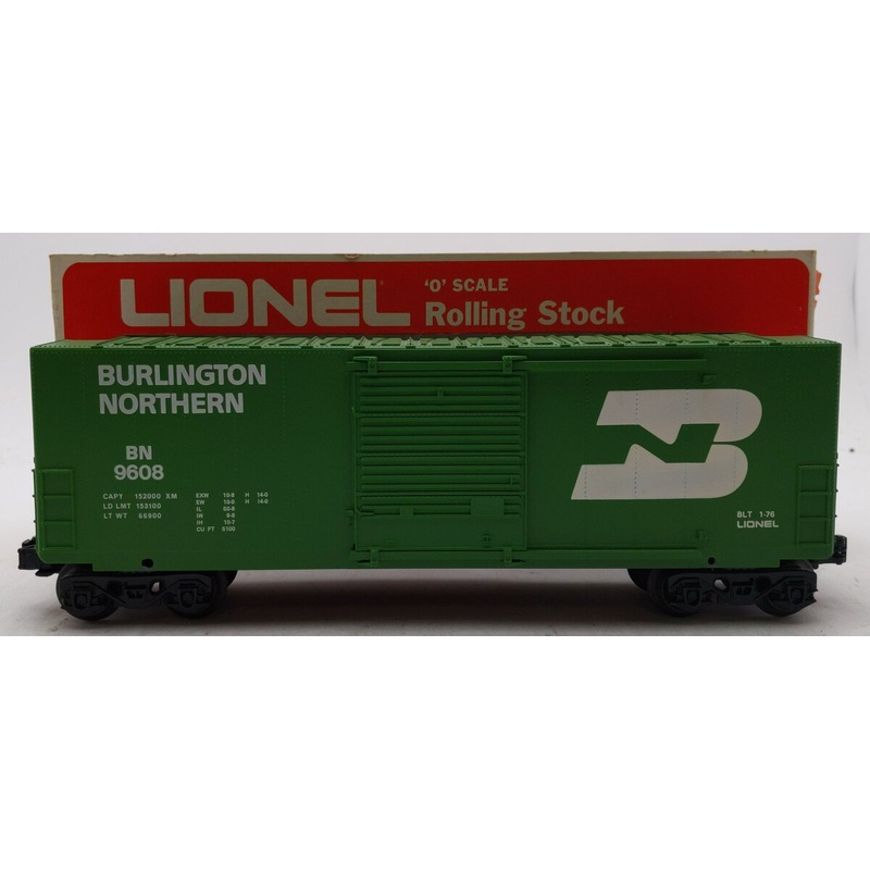 Lionel 6-9608 O Gauge Burlington Northern Hi-Cube Boxcar EX/Box
