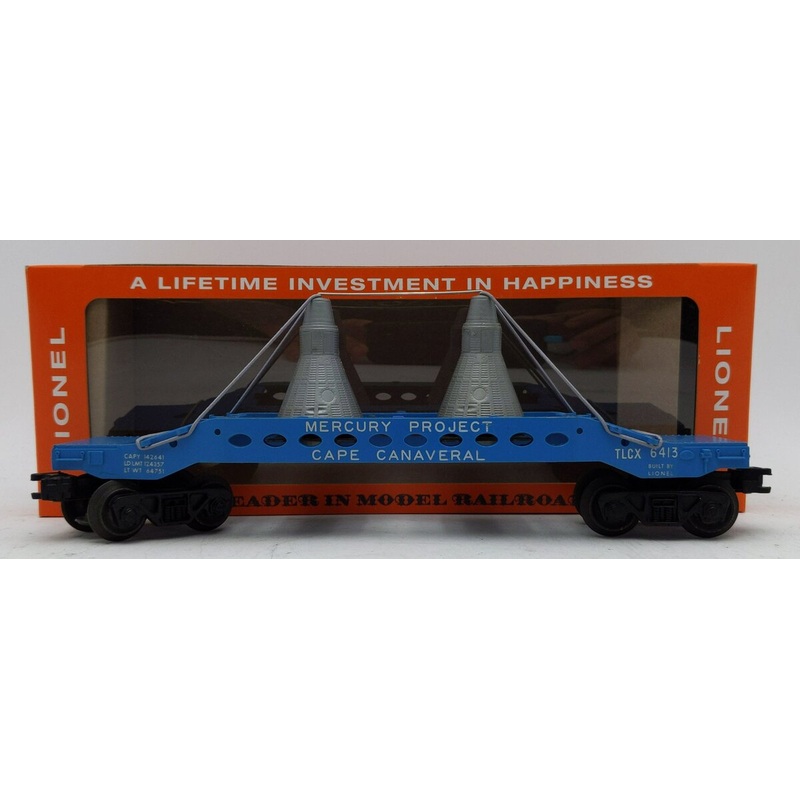 Lionel 6413 Vintage O Blue Mercury Capsule Car VG/Box
