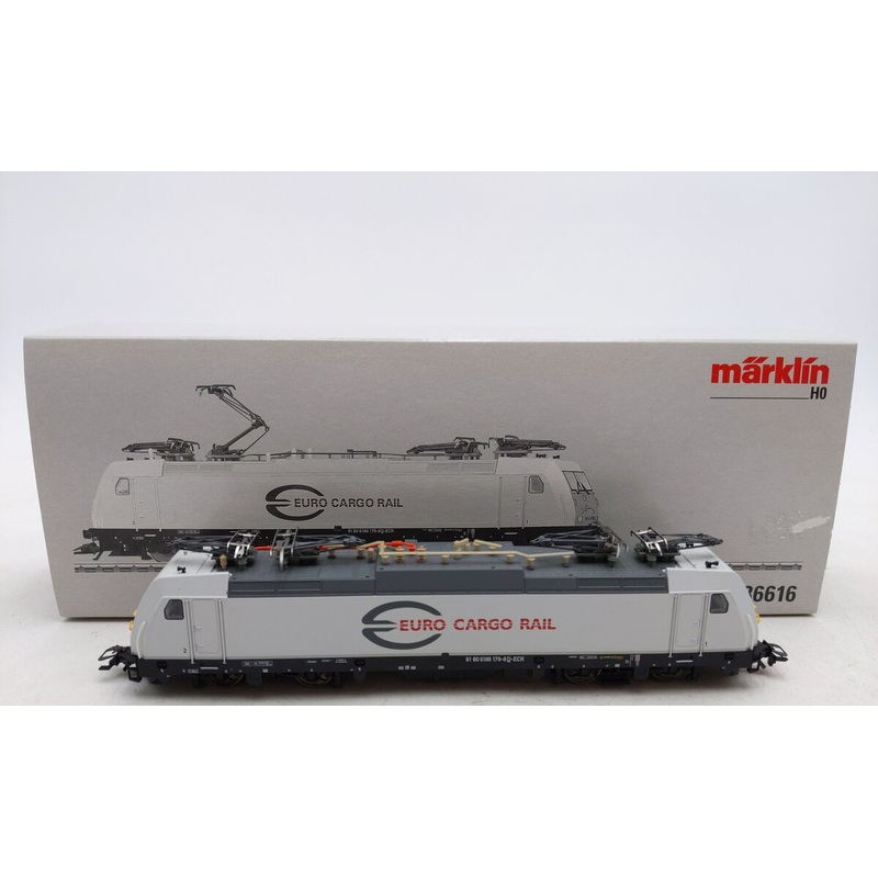 Marklin 36616 HO Euro Cargo Rail BR E 186 Electric Locomotive – Digital Equipped NIB