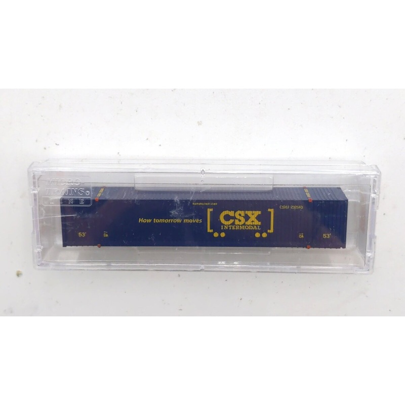 Micro-Trains 46900011 N CSX 53′ High Cube Corrugated Container # 232540 NIB