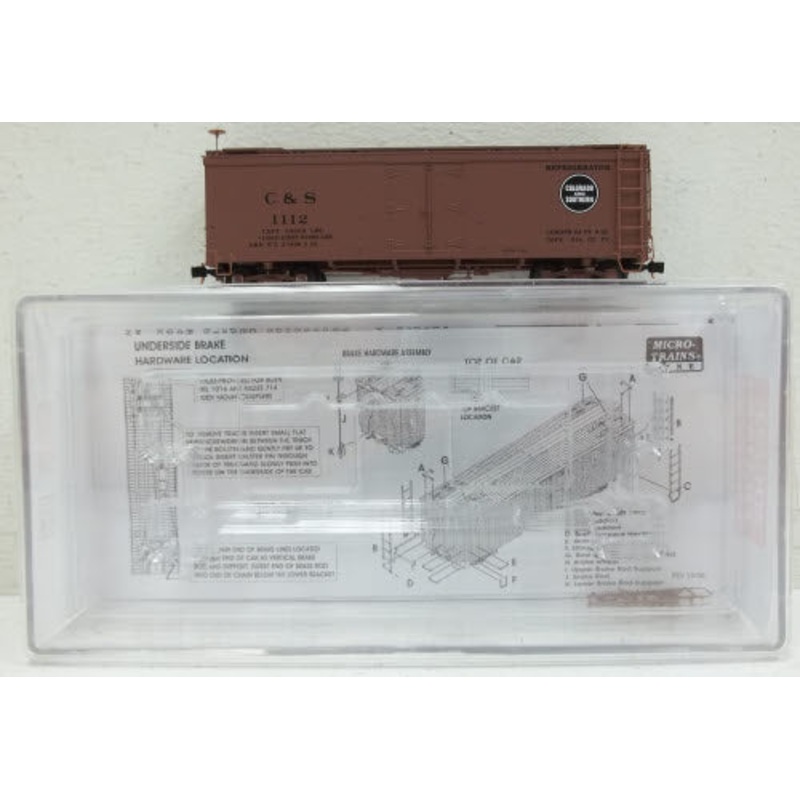 Micro-Trains 85000050 HOn3 Colorado & Southern 30′ Composite Frame Reefer #1112 MT/Box