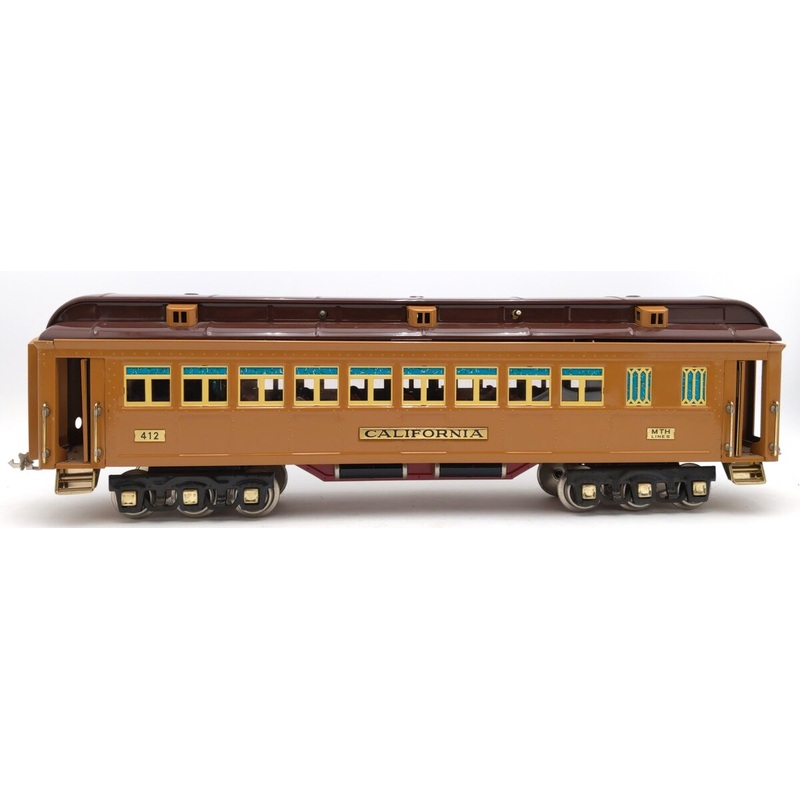 MTH 10-1135A Standard Gauge Tinplate California State Car #412 EX