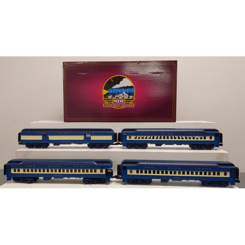 MTH 20-40083 O Jersey Central 4-Car 70 Madison Passenger Set LN/Box