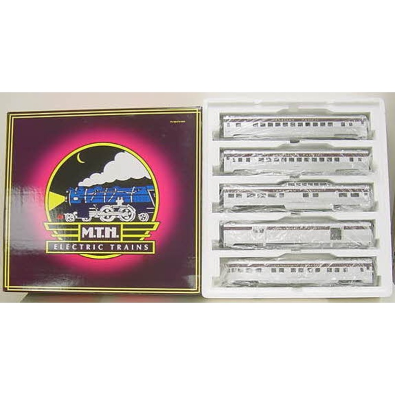 MTH 20-6547 O Canadian Pacific 70′ Streamlined Passenger Car Set (Set of 5) LN/Box