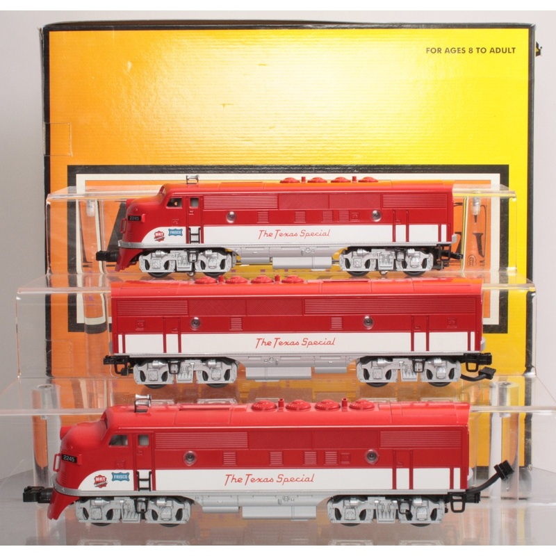 MTH 30-2385-1 Texas Special F-3 ABA Diesel Engine Set w/PS 2.0 #2245/2245B LN/Box