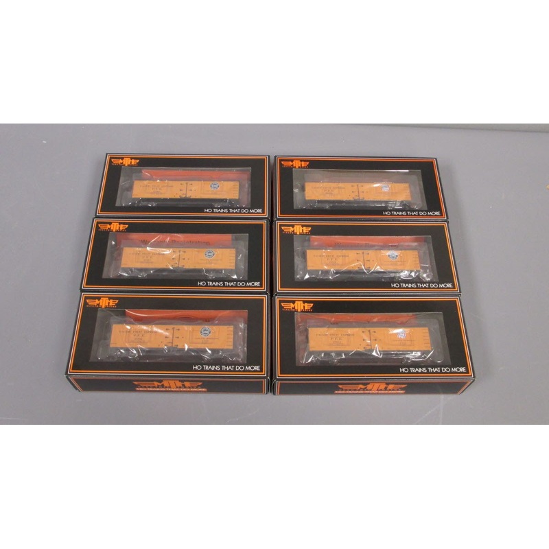 MTH 80-90003 HO Scale Union Pacific R40-2 Reefer Car Set (Set of 6) LN/Box