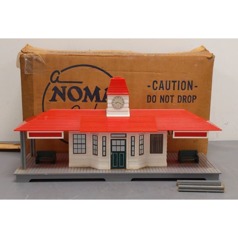 Noma 450 Vintage O Talking Announcement Passenger Station (Inoperable) VG/Box