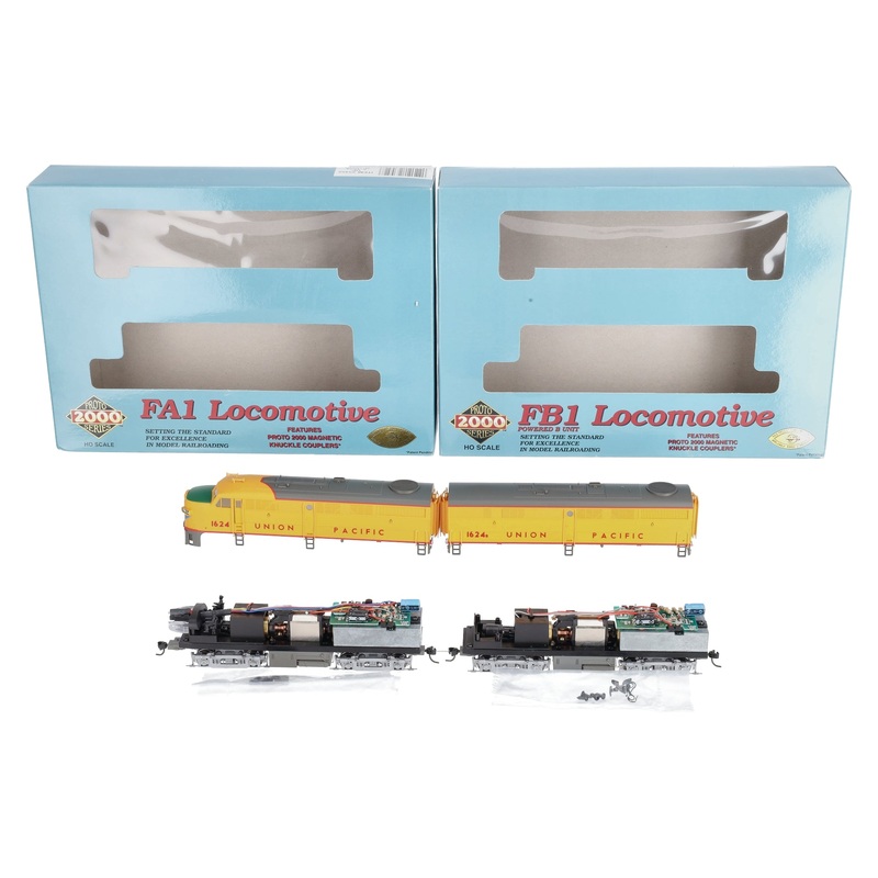 Proto 2000 23452 HO Union Pacific FA1 Diesel Locomotive AB Set MT/Box