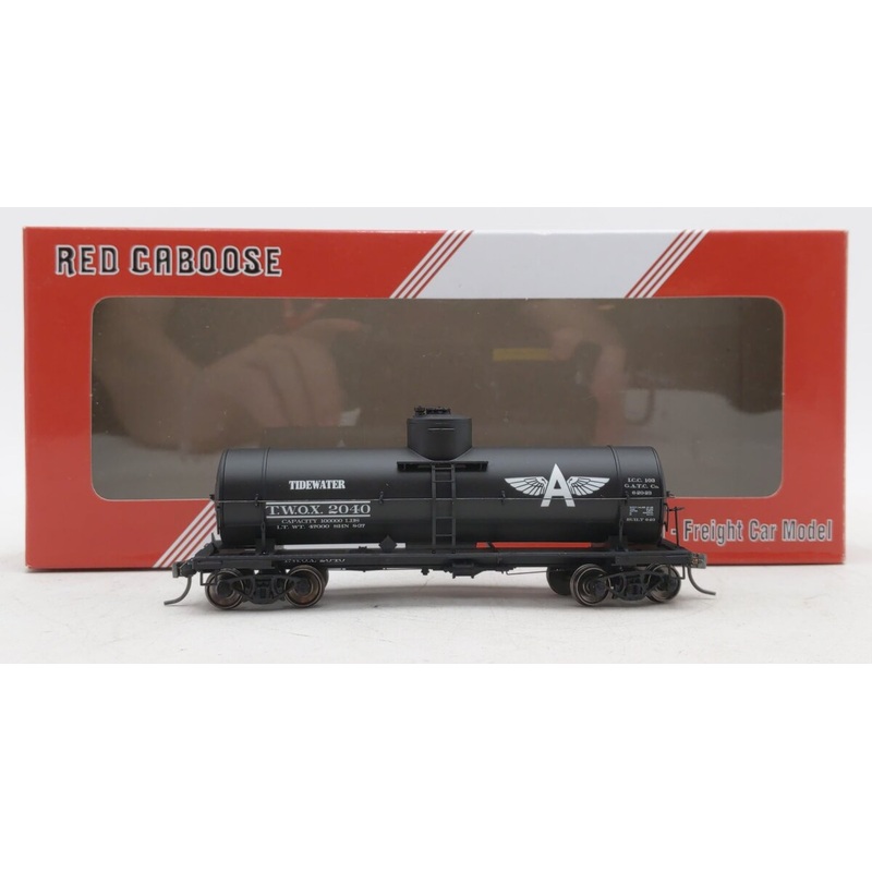Red Caboose RR-33054-06 HO Tidewater 103W 10K Gallon Welded Tank Car #2040 EX/Box