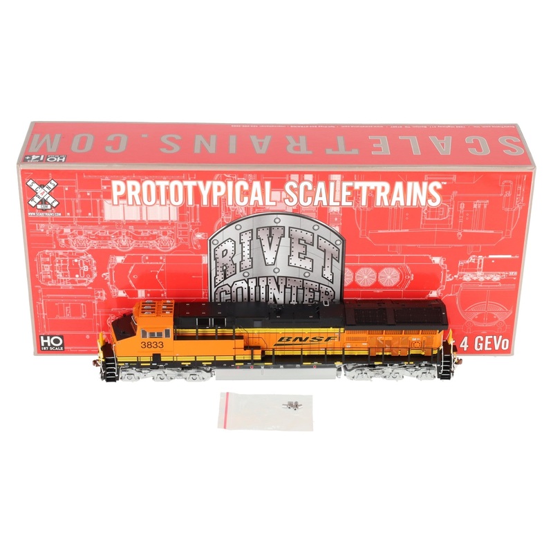 Rivet Counter 31086 HO Scale BNSF GE Tier 4 GEVO Diesel Locomotive #3833 NIB