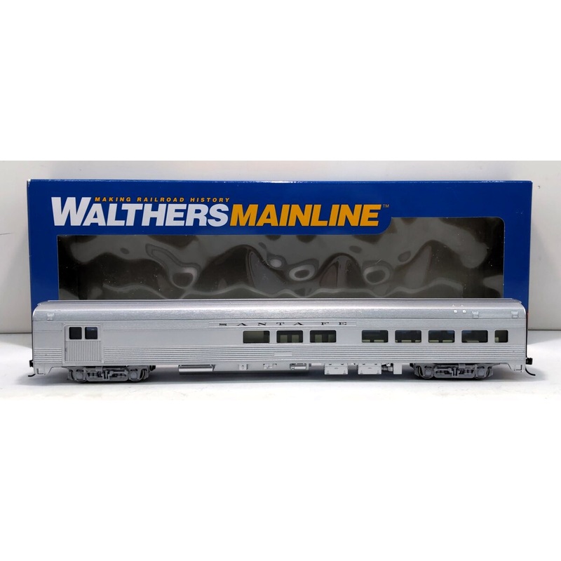 Walthers 910-30052 HO Santa Fe 85′ Budd Baggage-Lounge – Ready to Run LN/Box