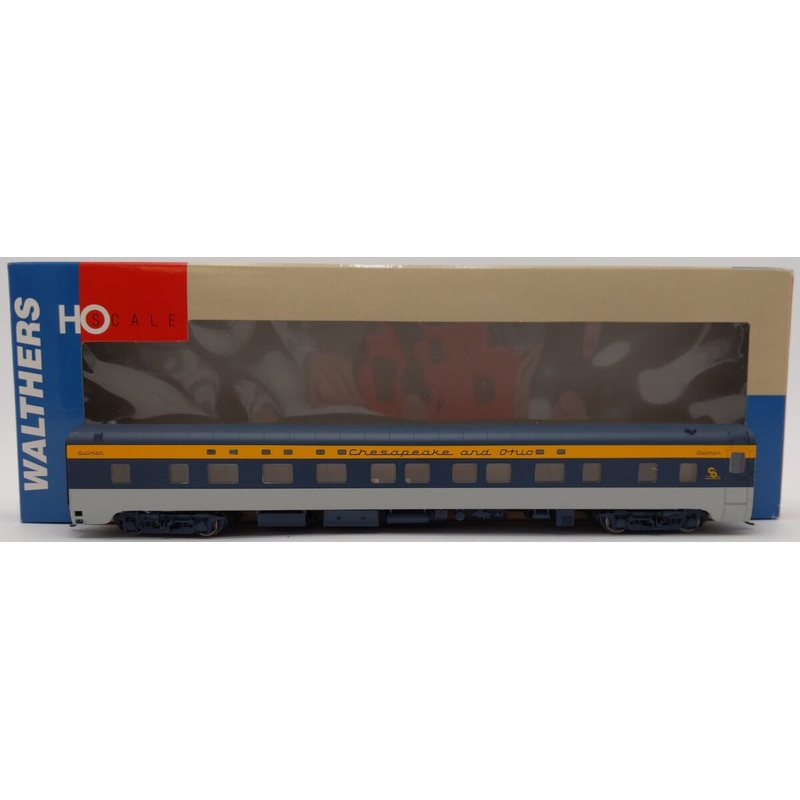Walthers 932-6709 HO Cheasapeake & Ohio Pullman Standard 4-4-2 Sleeper EX/Box