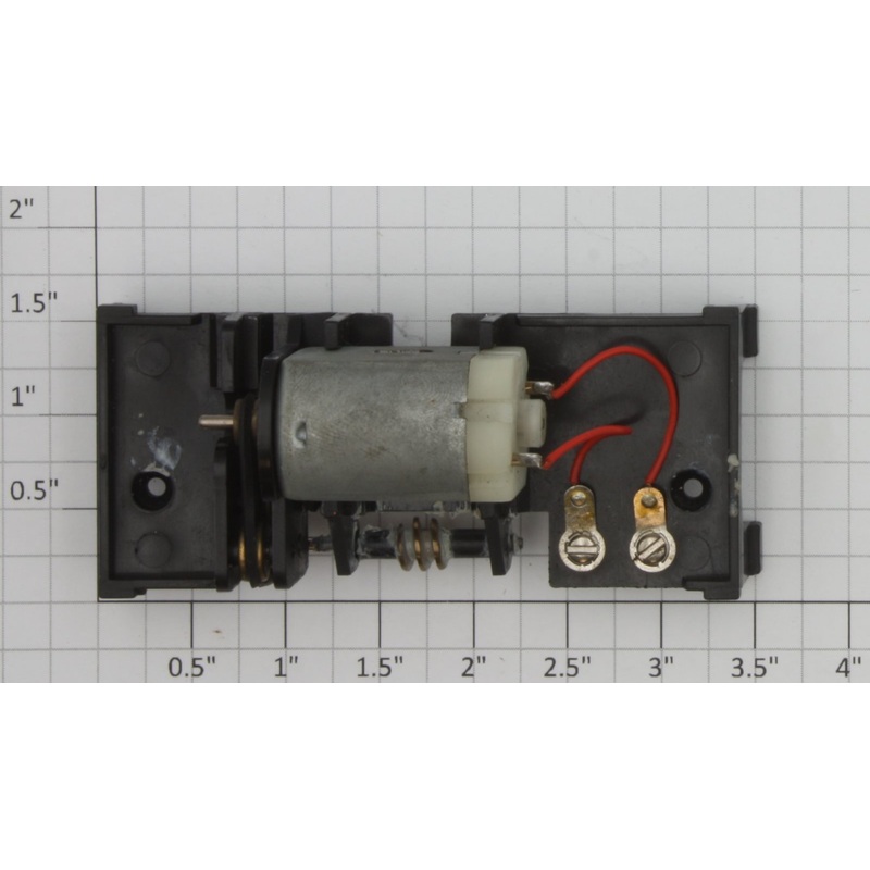 Acme 0627-10 DC Can Motor with Belt Pulley Mounted on Bracket Assembly