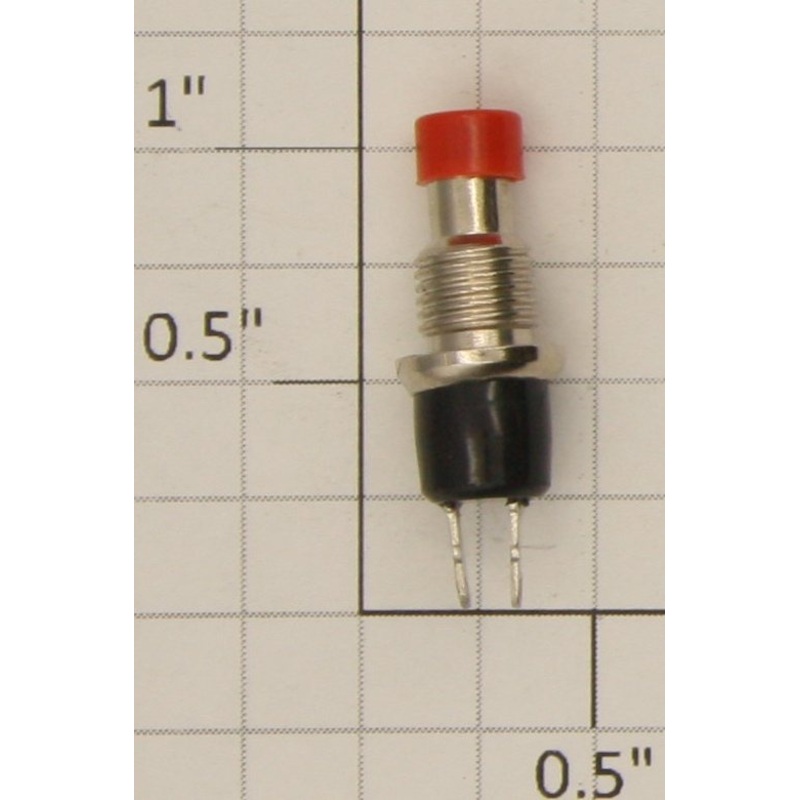 Acme 0630-827 Red SPST Momentary Push Button Switch