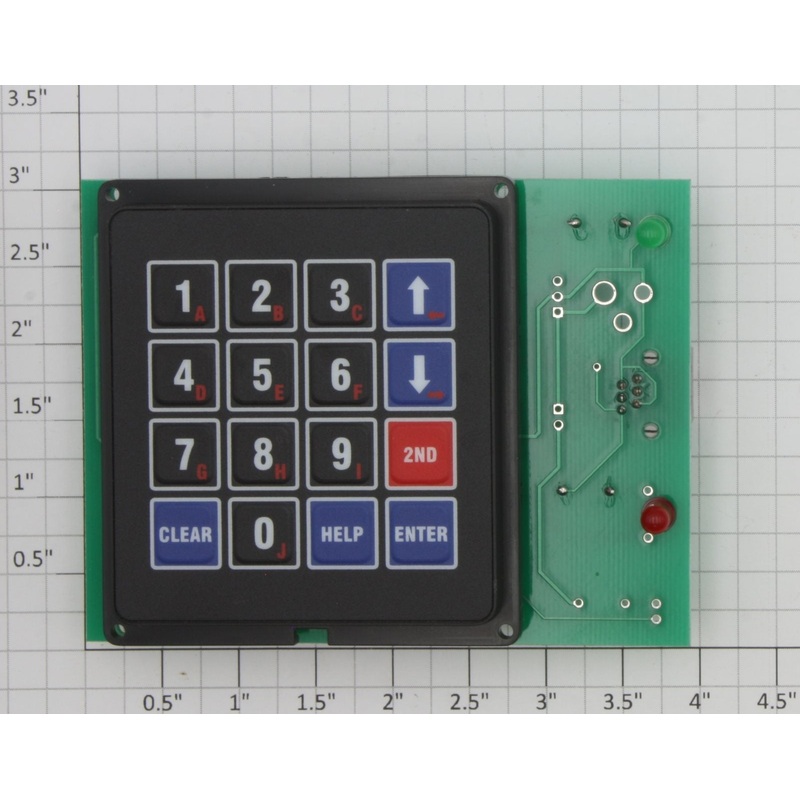 Acme 0701-4 PCB Circuit Board with Numeric Keypad