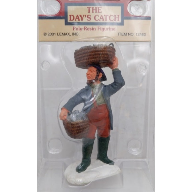 Lemax 12483 Christmas Village The Day’s Catch Polyresin Figurine