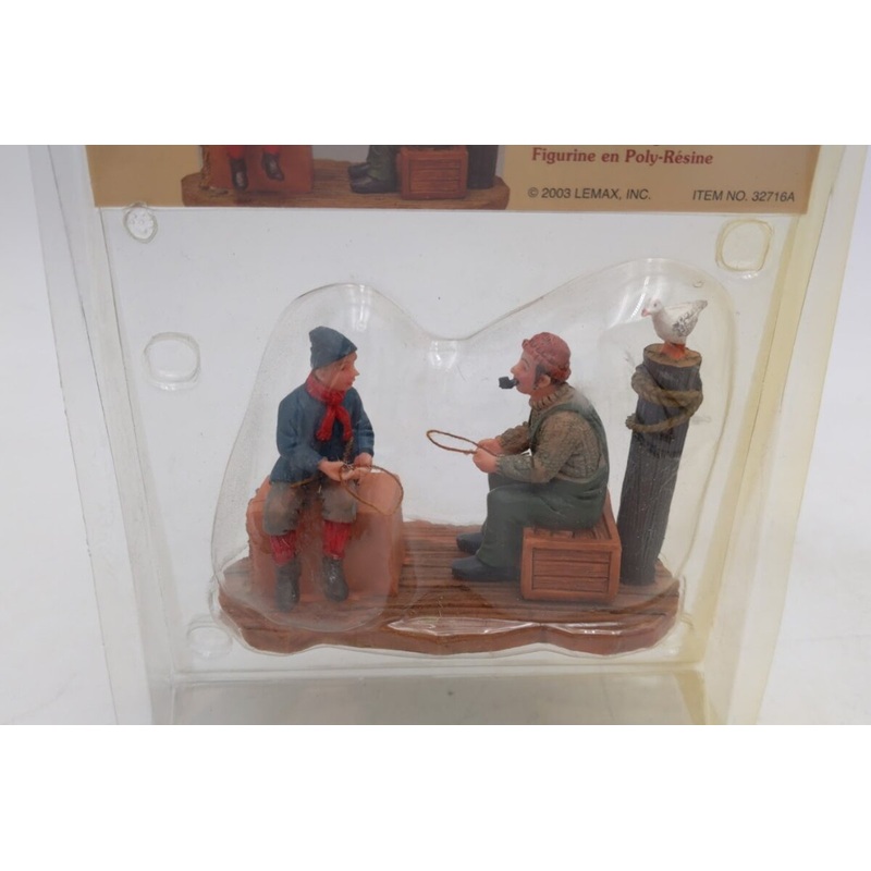 Lemax 32716A Village Collection Learning To The Knots Xmas Polyresin Figurine
