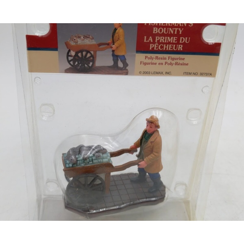 Lemax 32737A Village Collection Fisherman’s Bounty Polyresin Figurine