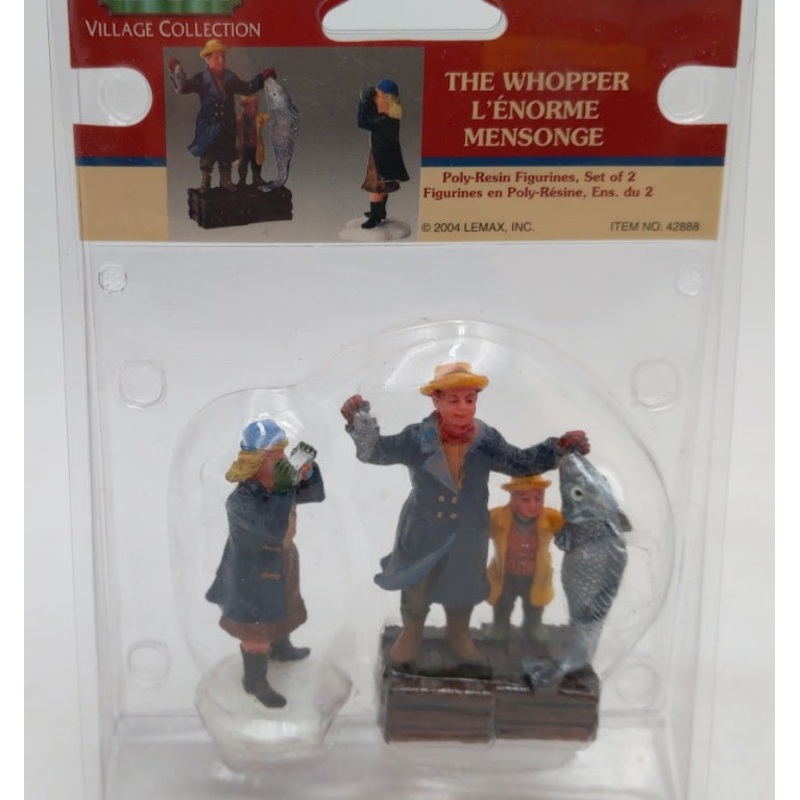 Lemax 42888 Village Collection The Whopper Polyresin Figurine (Set of 2)
