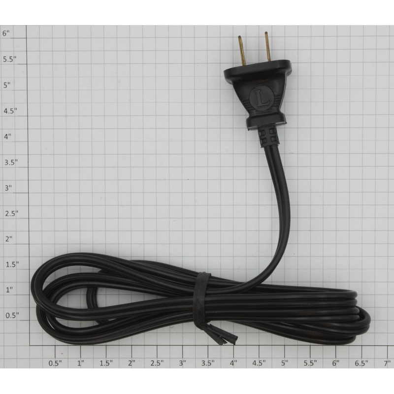 Lionel B-292 6′ 18 AWG Non-Polarized Transformer Cord w/ L Molded on Plug