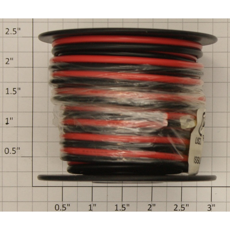 Radio Shack 0625-927 #18 Gauge 2-Conductor Black & Red Wire – 25 Foot Rolls