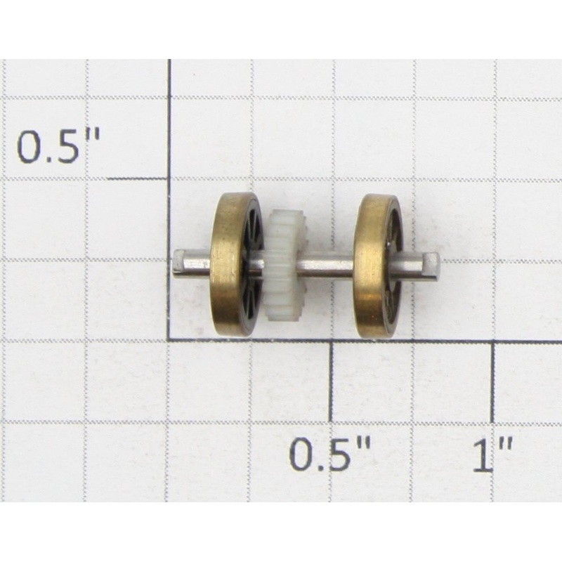Roundhouse 20152 HO Brass Blind Geared Driver Wheel Set