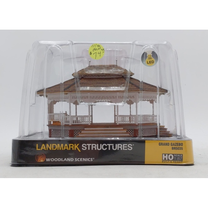 Woodland Scenics BR5035 HO Built-&-Ready Grand Gazebo Building NIB