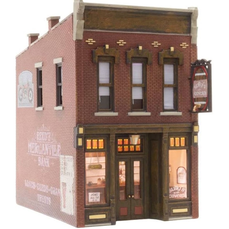 Woodland Scenics BR5049 HO Built-&-Ready Sully”s Tavern Building NIB