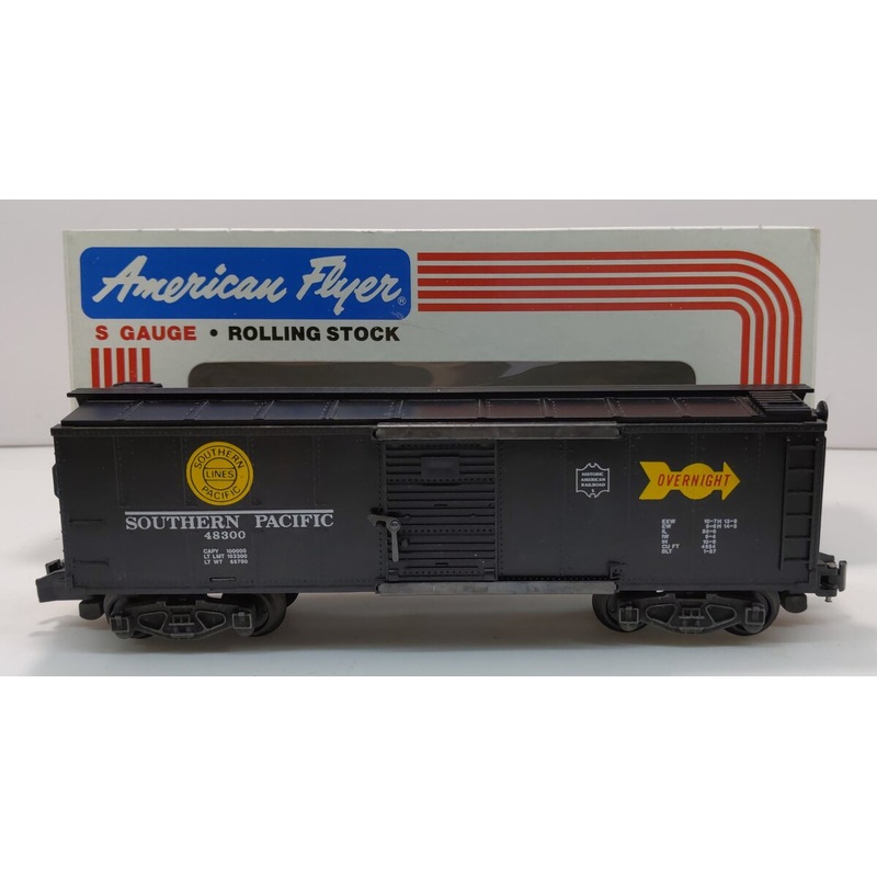 American Flyer 6-48300 S Gauge Southern Pacific Boxcar #48300 EX/Box