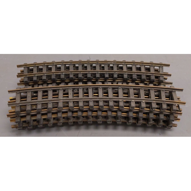 Aristo-Craft 11600 G Scale European Syle Brass 8′ Diameter Curved Track (16) VG
