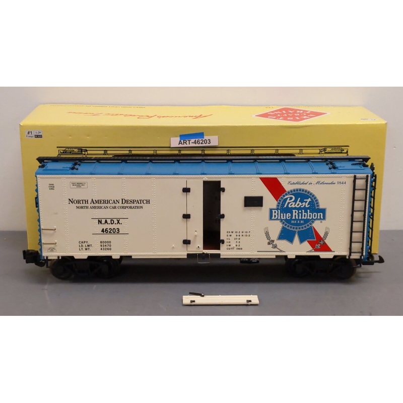 Aristo-Craft 46203 G Scale Pabst Beer Refrigerator Car EX/Box