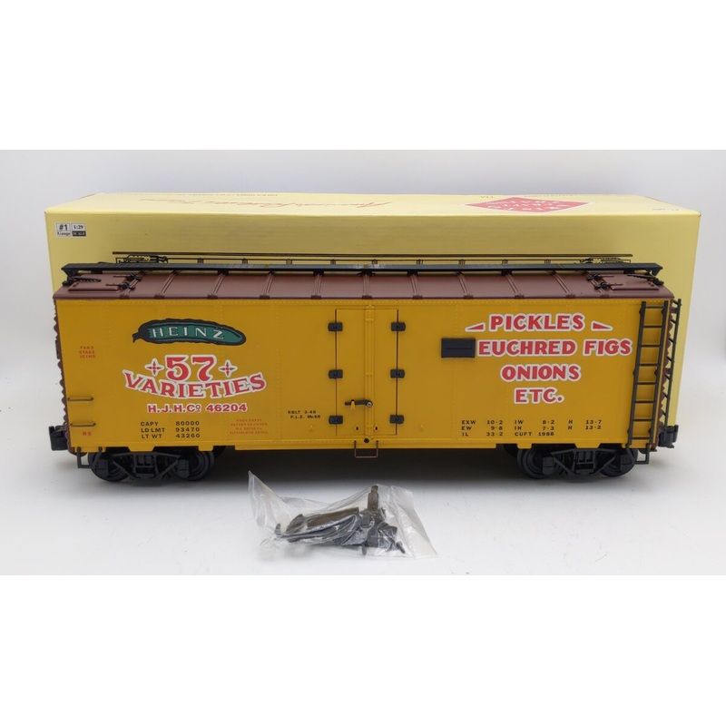 Aristo-Craft 46204 G Scale Heinz Reefer Car LN/Box