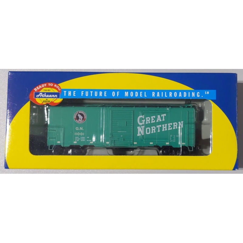 Athearn 70404 HO Scale Great Northern 40′ Youngstown Door Boxcar #11001 NIB