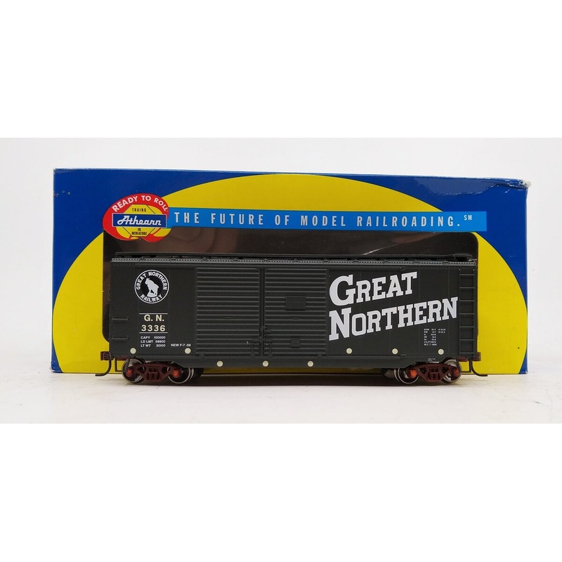 Athearn 70462 HO Great Northern 40′ Double-Door Box Car #3336 NIB