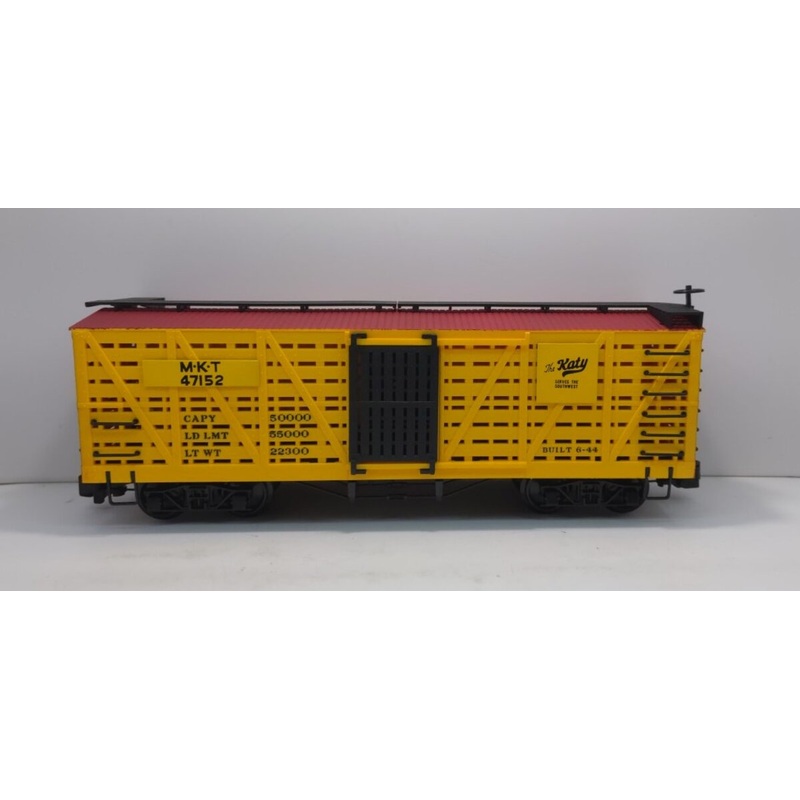 Bachmann 98117 G Scale Missouri, Kansas, & Texas Stock Car #47152 EX