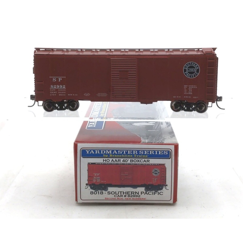 Branchline Trains 8018 HO Scale Southern Pacific AAR 40′ Box Car #82992 EX/Box