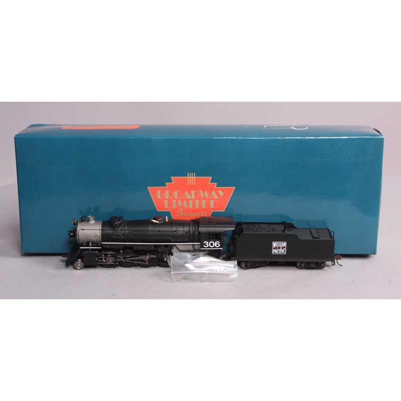 Broadway Limited 223 HO Scale Western Pacific MK-60 2-8-2 Steam Locomotive #306 LN/Box