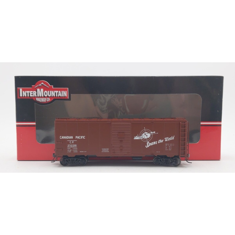 InterMountain 46802-31 HO Scale Canadian Pacific 40′ 1937 AAR Boxcar #252281 LN/Box