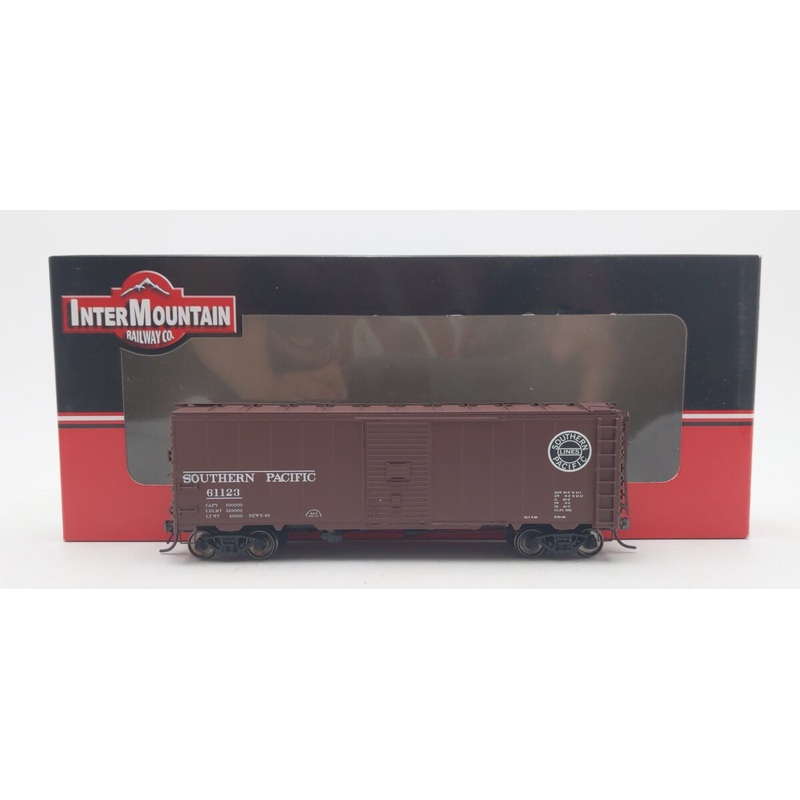 InterMountain 46013-42 HO Scale Southern Pacific 12 Panel Boxcar #61123 EX/Box