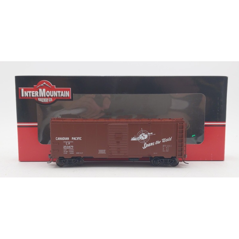 InterMountain 46802-34 HO Scale Canadian Pacific 40′ 1937 AAR Boxcar #253479 LN/Box