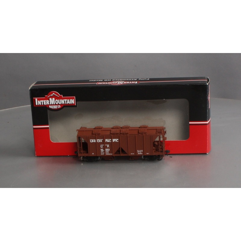 InterMountain 48606-06 HO Scale Union Pacific 2-Bay Hopper Car #92099 LN/Box