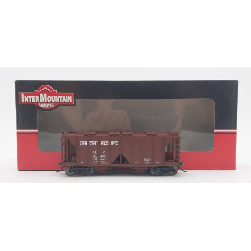 InterMountain 48606-12 HO Scale Union Pacific 1958 CuFt Hopper Car #92092 LN/Box