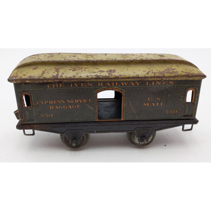 Ives 550 Vintage O Tinplate US Mail Car