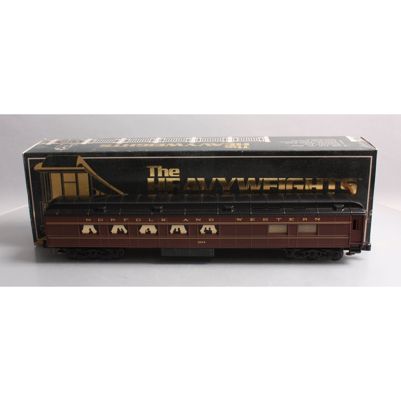 K-Line K-1024 O Gauge Norfolk & Western 18 Heavyweight Diner Car EX/Box
