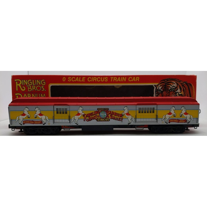 K-Line K83-0072-1 O Ringling Bros. Circus 18 Heavyweight Baggage-Horse Car EX/Box